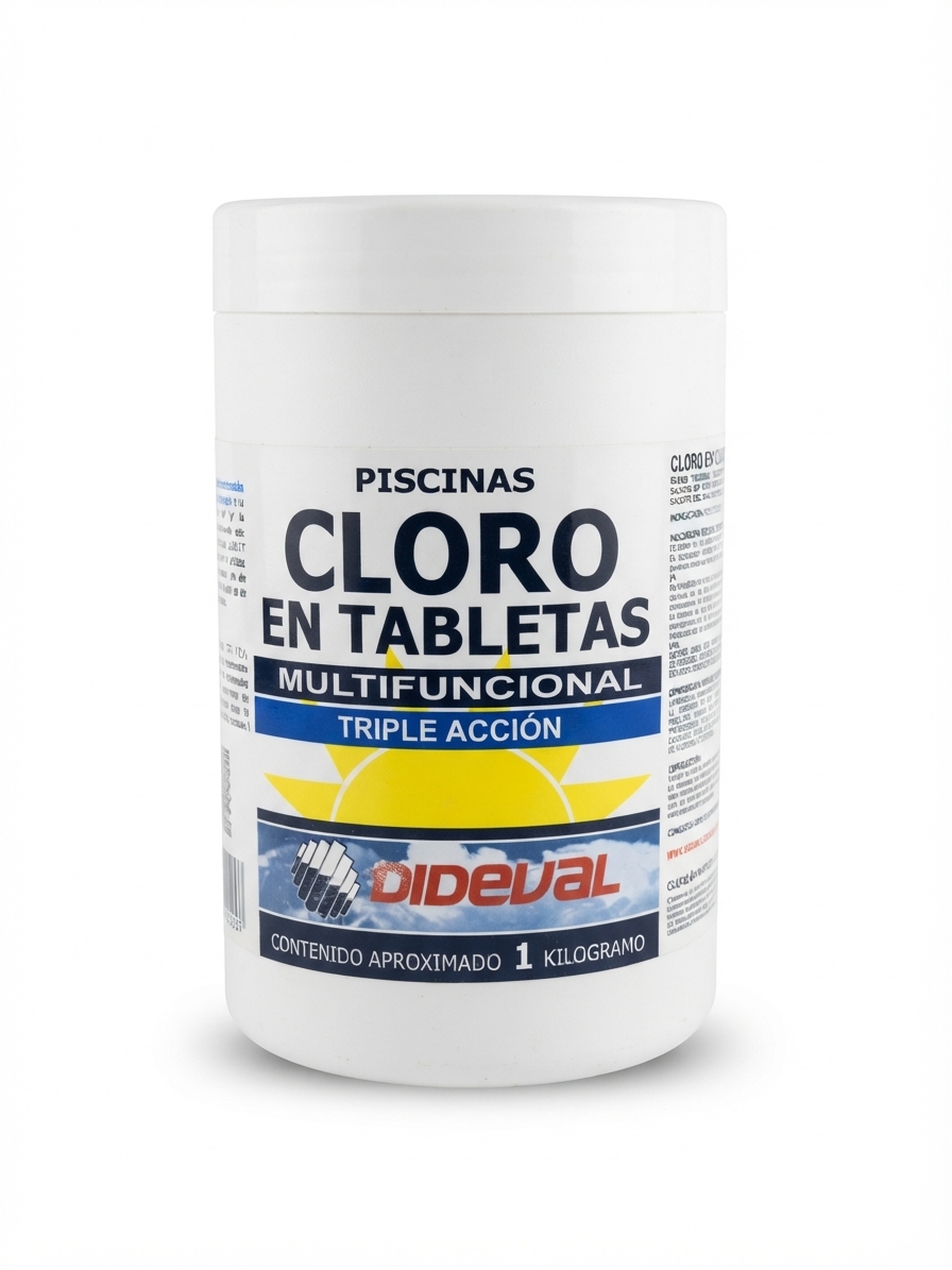 cloro en tabletas