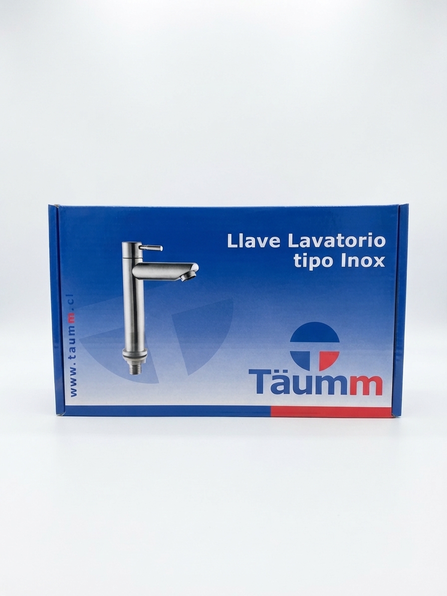 Llave lavatorio tipo inox taumm