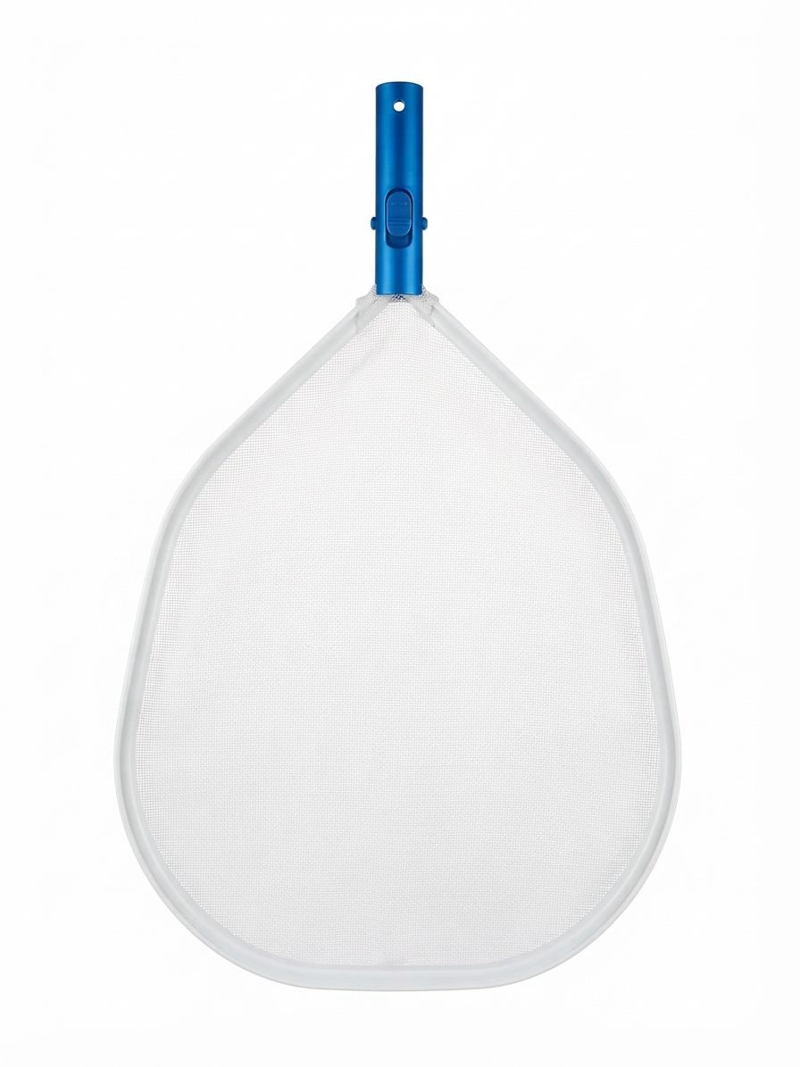 Recogedor de hojas blanco metal